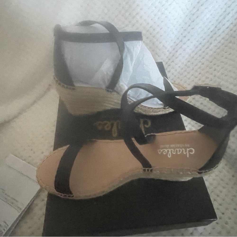 NOLA by Charles Black Natural Wedge Sandal